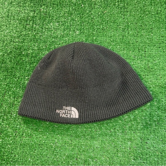The North Face Olive Green Waffle Knit Mens Beanie Skully Hat - Picture 1 of 2